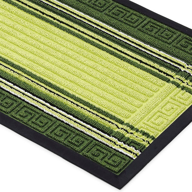 Status New Rubber Border Mat | 38 x 58 cm - Green