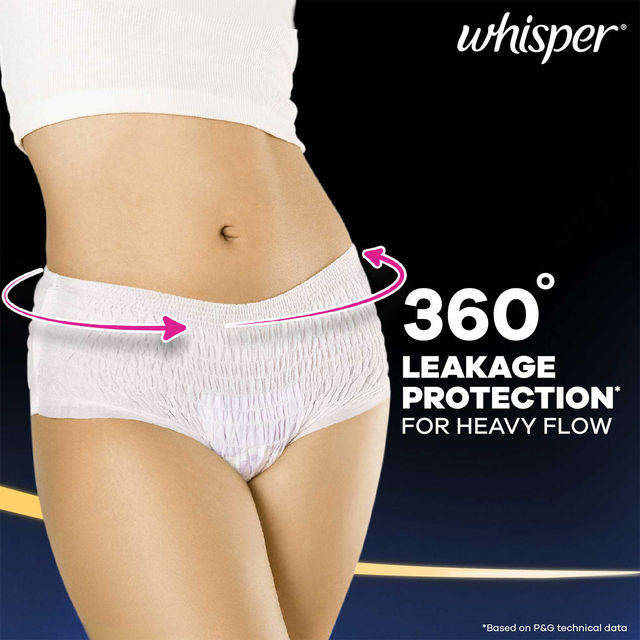 Whisper Super Absorbent Period Panties | M-L