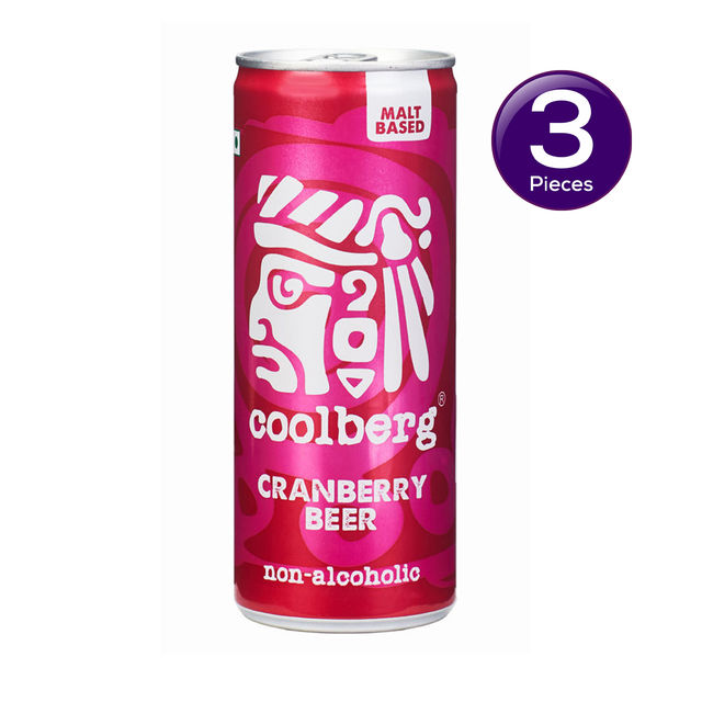 Coolberg Cranberry Non Alcoholic Beer Can 300 ml Combo
