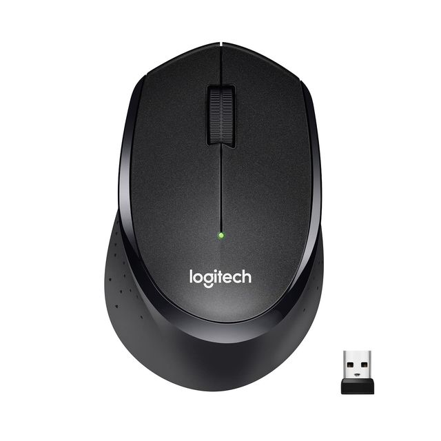 Logitech M331 Silent Plus Wireless Mouse-Black