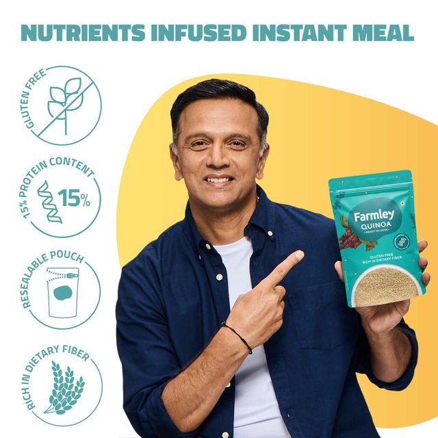 Farmley Natural Quinoa | Diet Food | Gluten Free | High Protein | Ready To Cook Quinoa