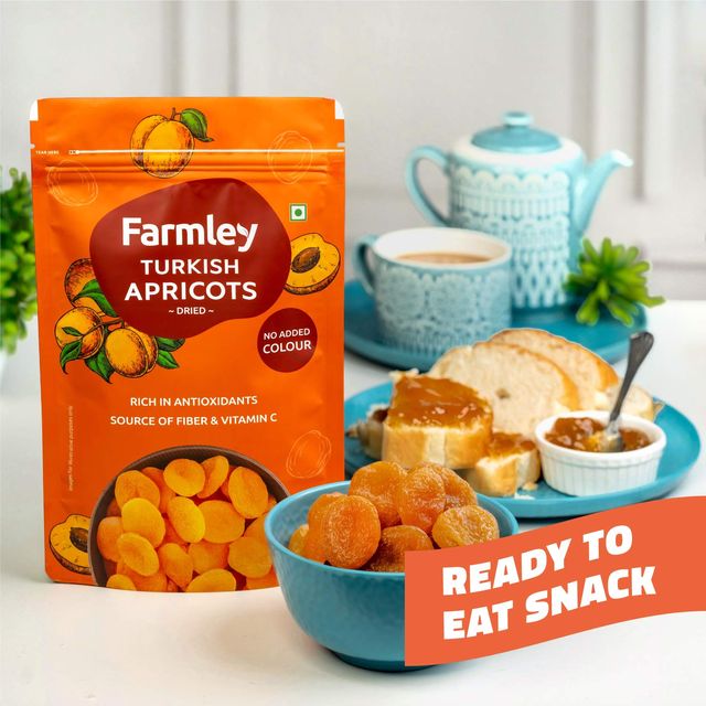 Farmley Premium Turkish Dried Apricots (Khubani)