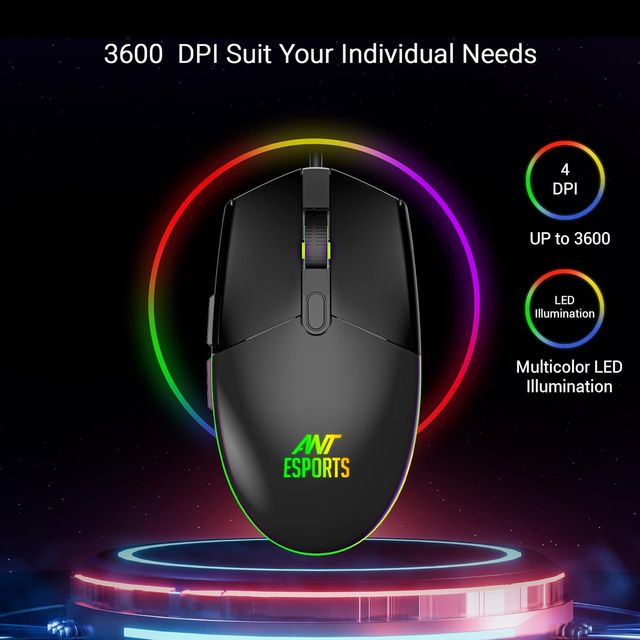 Ant Esports Km1600 Wired Keyboard & Mouse Combo