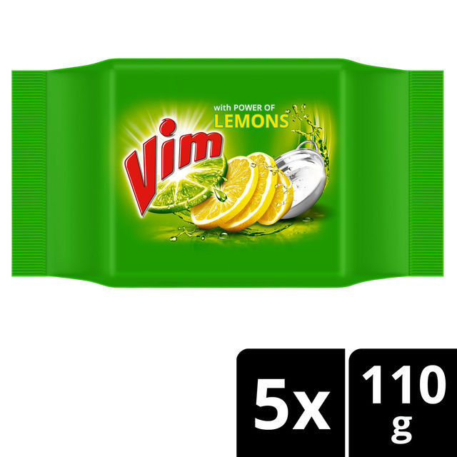 Vim Dishwash Bar Pack of 5 550 g Combo
