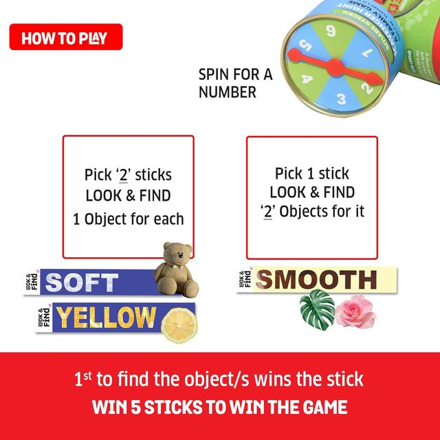 Chalk And Chuckles Smart Sticks-Scavenger Hunt Game