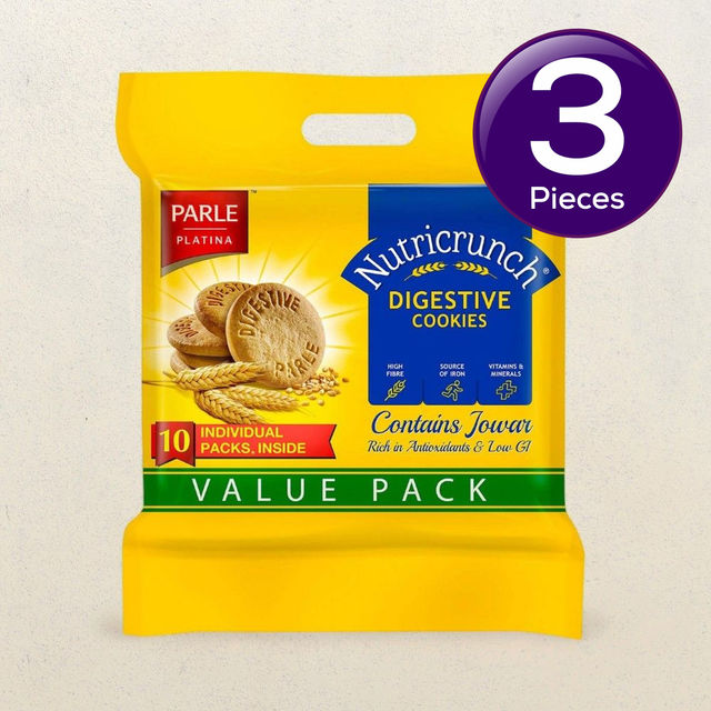 Parle Nutricrunch Classic Digestive Cookies 1 kg Combo