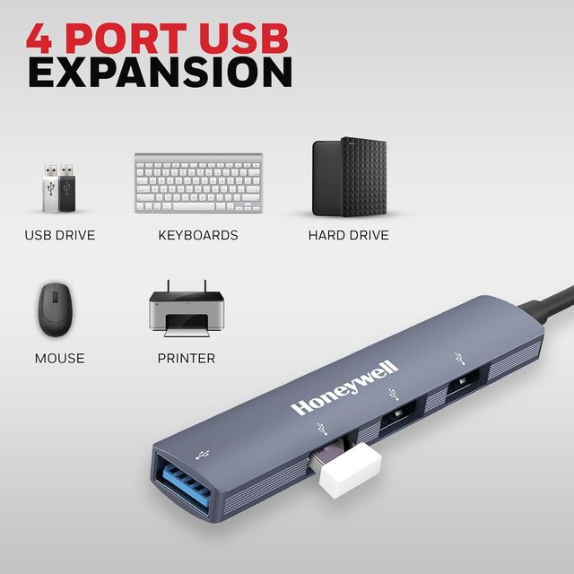 Honeywell Momentum Type C To 4 Port Usb Hub