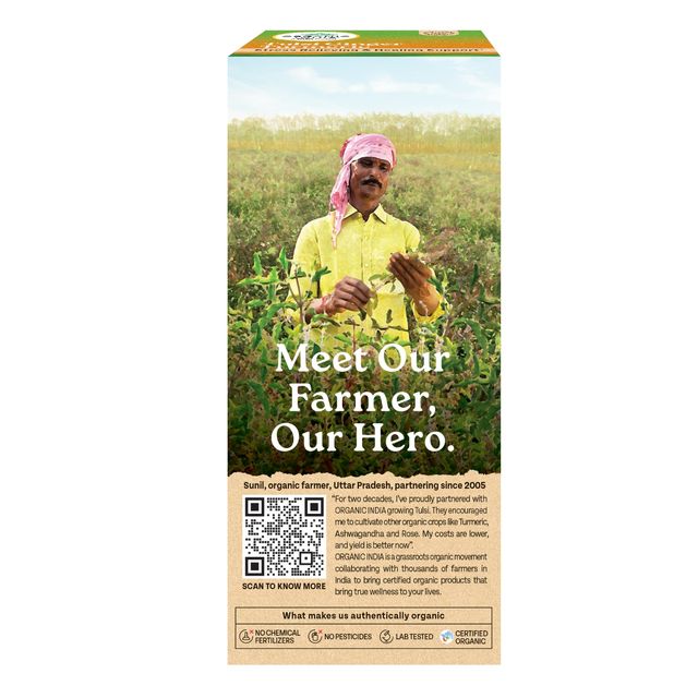 Organic India Tulsi, Ginger and Turmeric Organic Herbal Tea