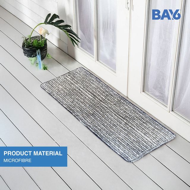 BAY6 Sona Microfibre Doormat - Brown - 50 x 125 cm