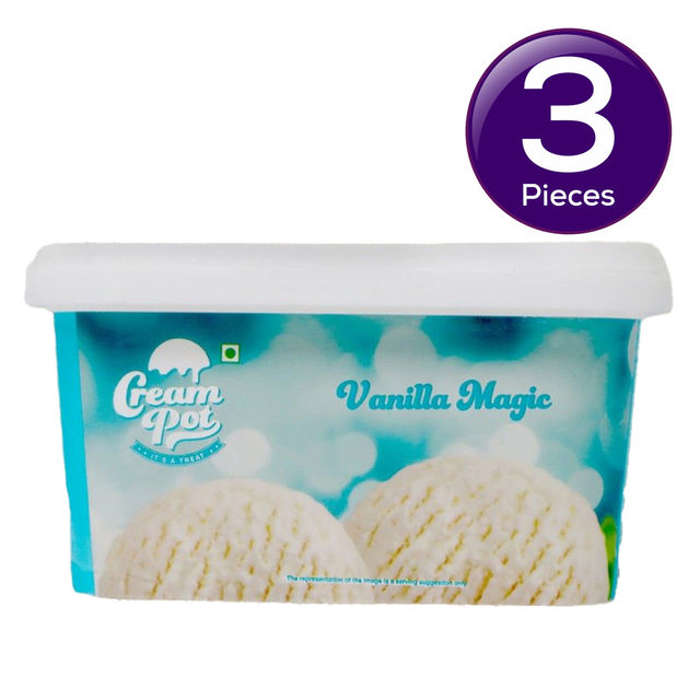 Cream Pot Vanilla Tub 1 l Combo