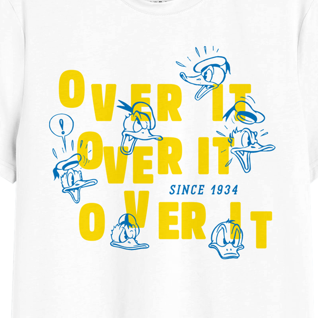 Bonorganik Men's Over It Graphic Printed T-shirt | White - M