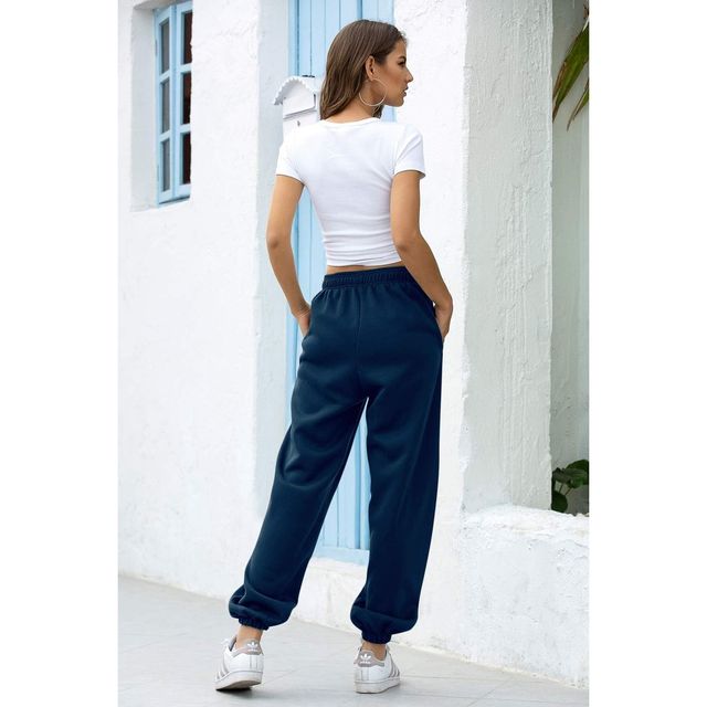 Q-rious Women's EasyFlow Relaxed Joggers | PLAZ-CARGO | Navy - 30