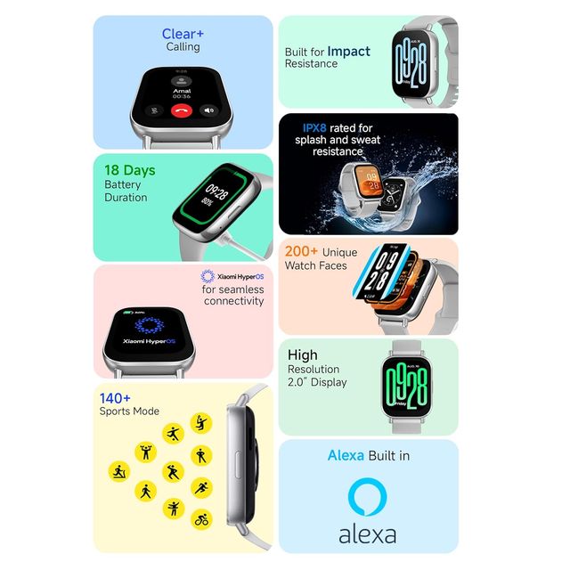 Redmi Watch 5 Active- Sliver