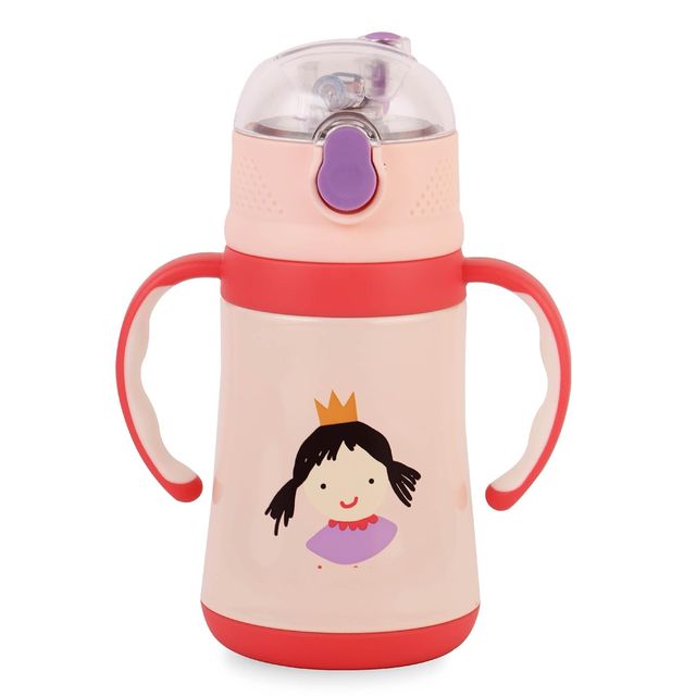 Cello Doodle Kids Flask | 350 Ml | Leak-Proof | Red