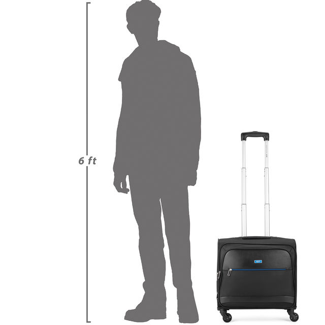 VIP Solid Polyester 47 L Overnighter | Black - S