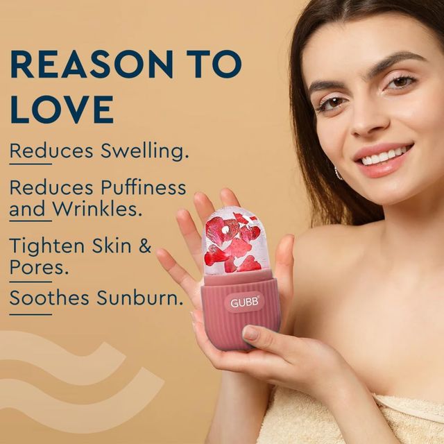 GUBB Ice Roller For Face-Eye and Neck - Pink
