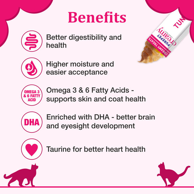 Purepet Creamy Cat Lickable Cat Treat - Tuna & Bonito