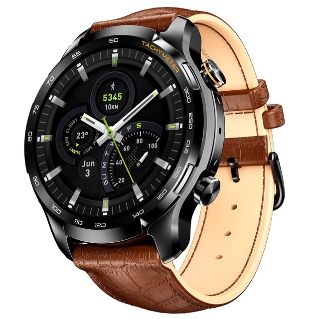boAt Lunar Pro Smartwatch | 1.39" Display | LTE & E-Sim Cellular Calling - Brown