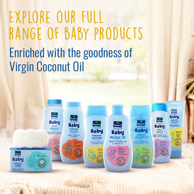 Parachute Advansed Baby Nourishing Cream | Virgin Coconut Oil & Coconut Milk | 24Hour Moisturization