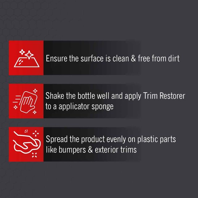 Vista Trim Restorer - Exterior Plastic & Vinyl Revitalizer | UV Protection | Restores Shine