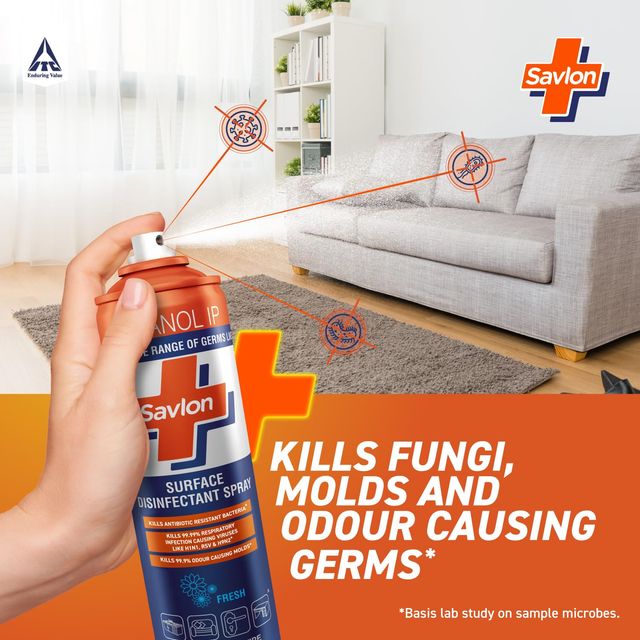 Savlon Surface Disinfectant Sanitizer Spray