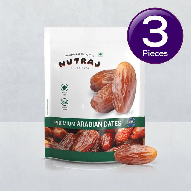 Nutraj Gold Arabian Dates 500 g Combo