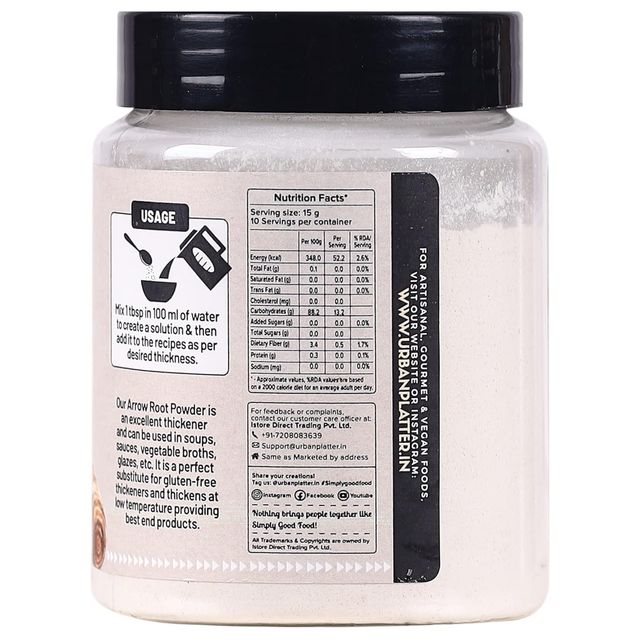Urban Platter Arrowroot Powder