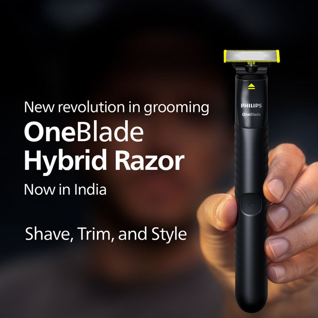 Philips OneBlade Hybrid Trim Edge Shave|Patented Blade|Designed for Skin Comfort|QP1424/10