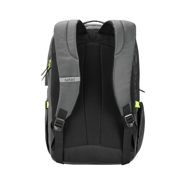 Safari Unisex Block Print Polyester 23 L Laptop Backpack | Black