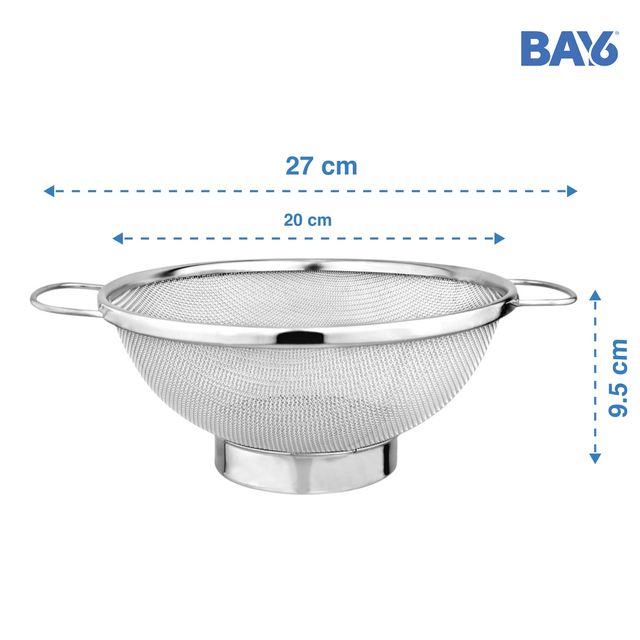 BAY6 Steel Mesh Colander - 20 cm (1200 ml)