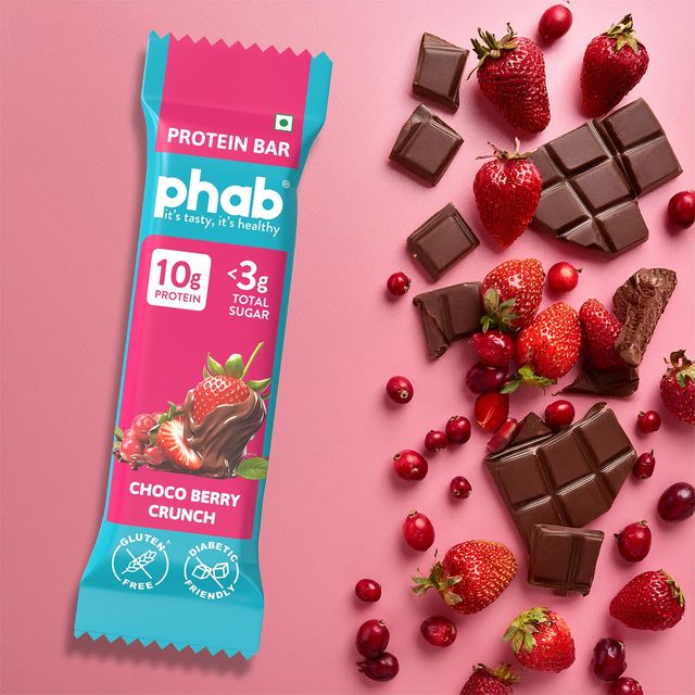 Phab Protein Bar Chocolate Berry Crunch 50 g Combo