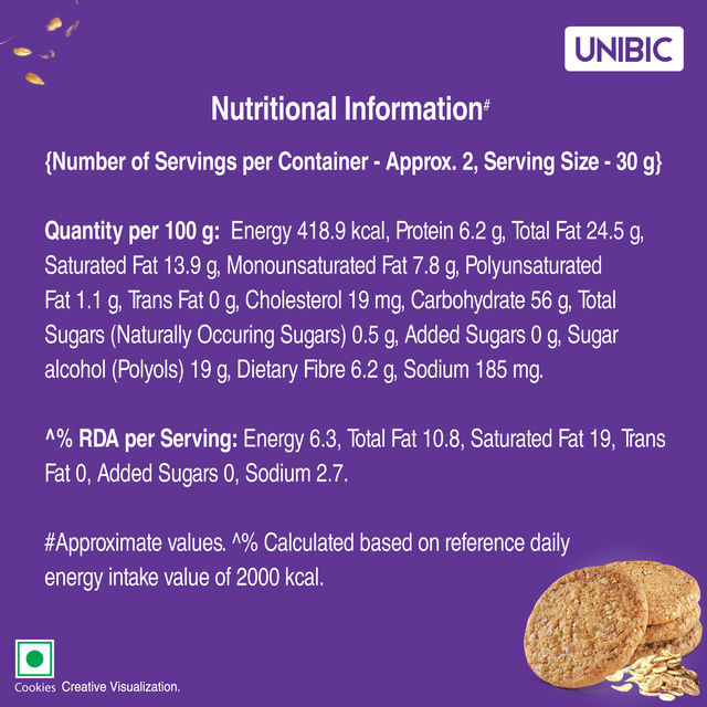 Unibic Sugar Free Multigrain Cookies | 0% Maida | Low GI