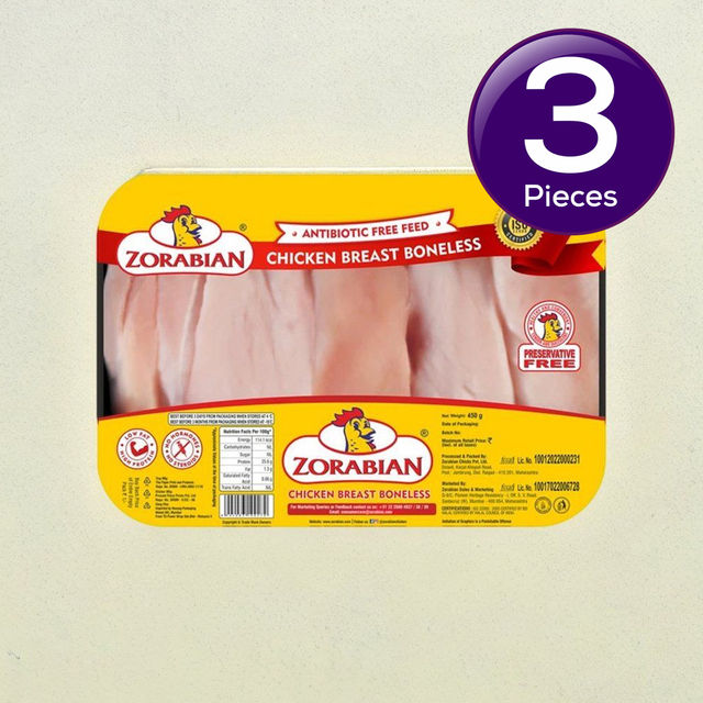 Zorabian Chicken Breast Boneless 450 g Combo