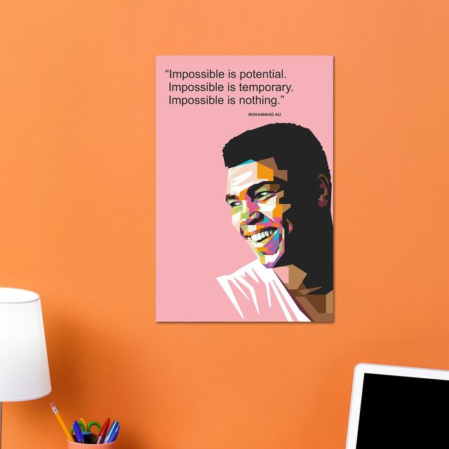 Paper Plane Design Sports Players Motivational Wall Posters | Size 12 x 18 Inch | D81