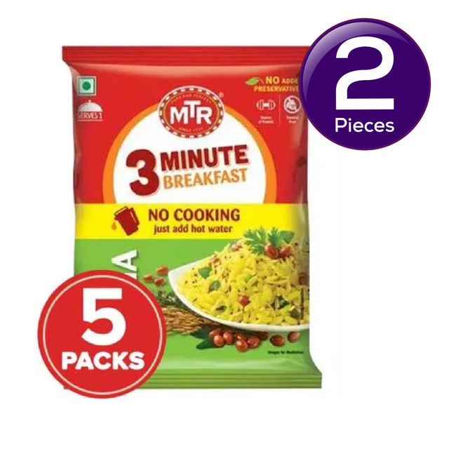 MTR 3 min Poha 60 g Combo