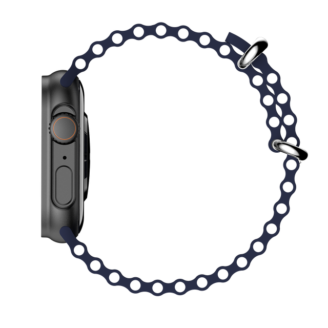 Fire-Boltt Warrior Smartwatch | 1.96" AMOLED Display | BT Calling - Navy Blue