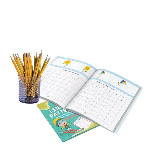 Lines and Curves - Pattern Writing - Writing Practice Book for Kids