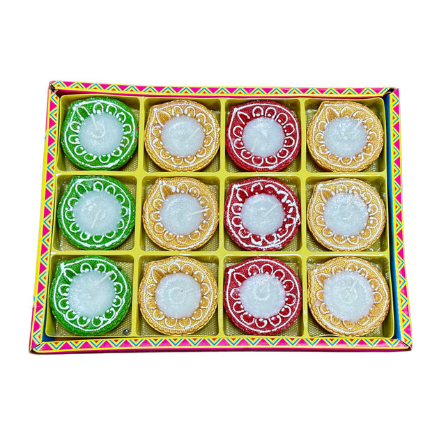 DiaCraft Designer Wax Diya Assorted