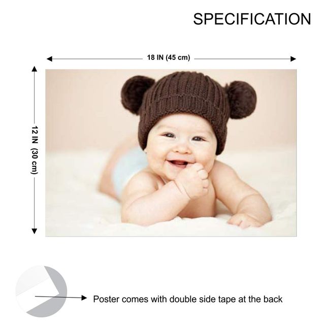 Paper Plane Design Cute Baby Posters | Set Of 6 | 12 x 18 Inch | D6