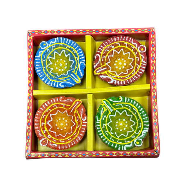 Pichai Designer Clay Diya Plain