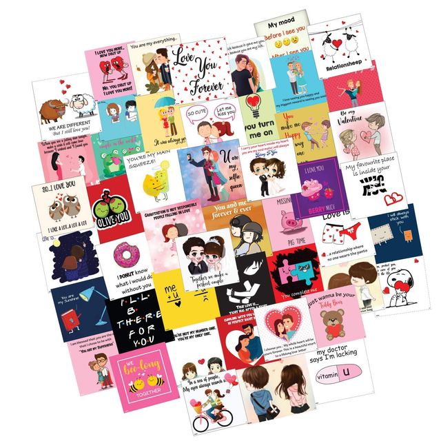 Picfest Romantic Love Notes - Pack Of 48