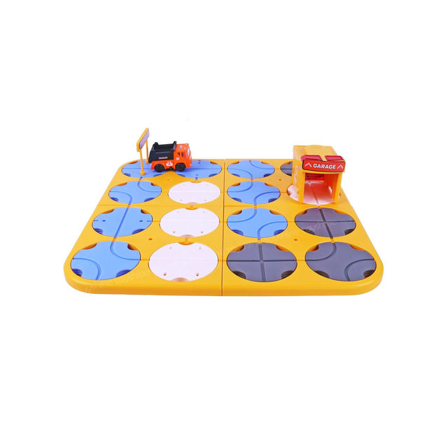 Toyshine 34 Pc Diy Maze Logic Road Builder Interactive Brain Teaser Puzzle Track
