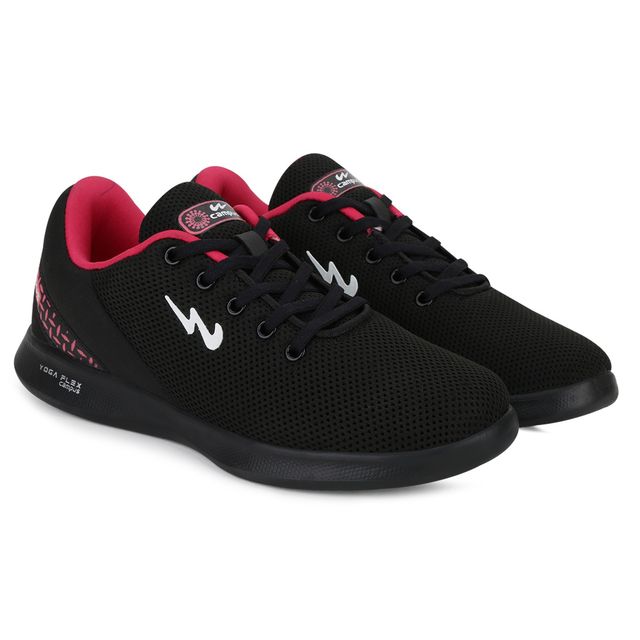 Campus Cristy Black Rani Women's Running Shoes - UK 5