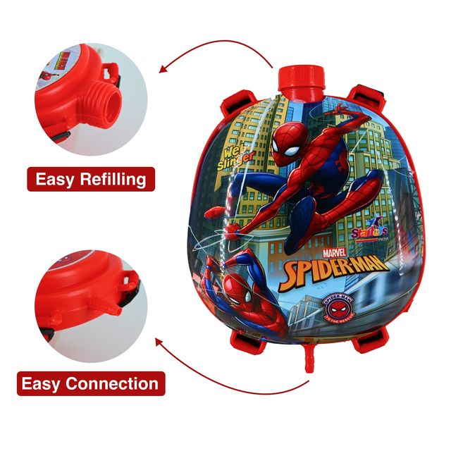 Star Toys Spiderman Smart Holi Water Tank Pichkari