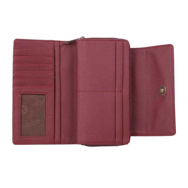 Mochi Women's Pu Wallet | 95-8398-44 | Maroon