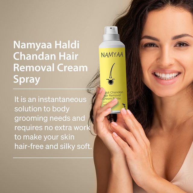 Namyaa Haldi Chandan Hair Removal Cream Spray