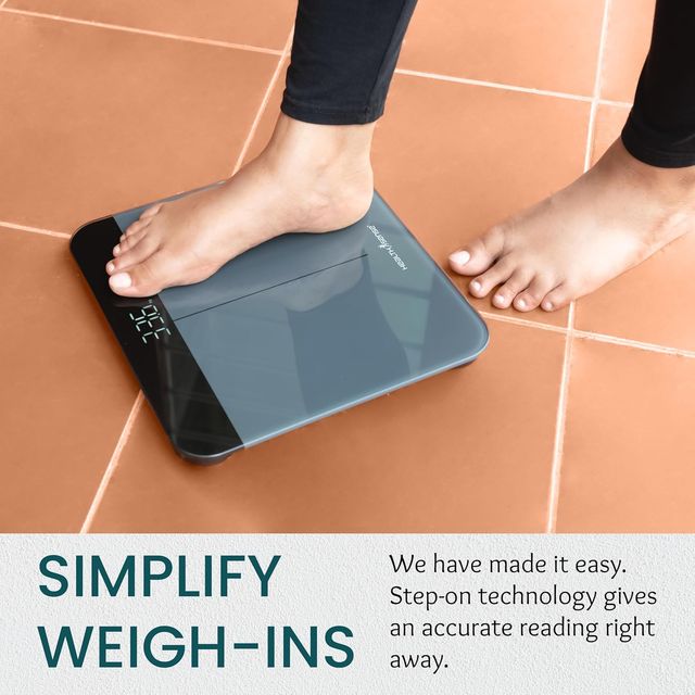 Healthsense Weight Machine For Body Weight, Error Indicator, 1 Year Warranty Dura-Glass Ps 120