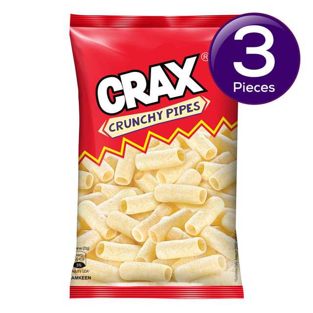 Crax Crunchy Pipes Puffs 75 g Combo