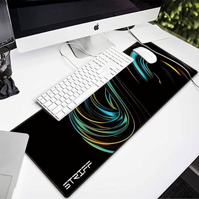 Striff Extended Size (800 Mm X 300 Mm X 3 Mm) Gaming Mouse Pad Stitched Edges (Universe)