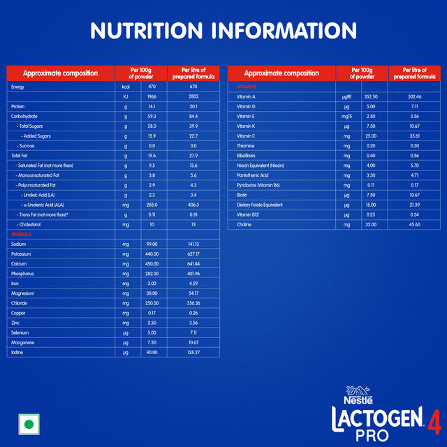 Nestle Lactogen Pro 4 Follow-up Formula Powder